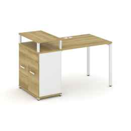 Стол рабочий Concept CN.SP-221 Металл белый